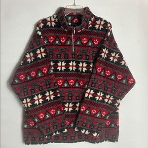 KIM ROGERS SHERPA ZIP UP STANDUP COLLAR SWEATER